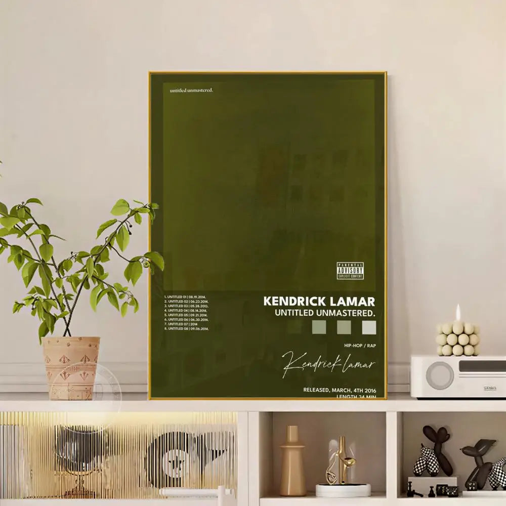 Kendrick Lamar Poster — Aesthetic Music Wall Art