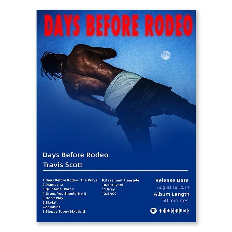 Hip Hop Music Poster — Aesthetic Canvas Wall Art