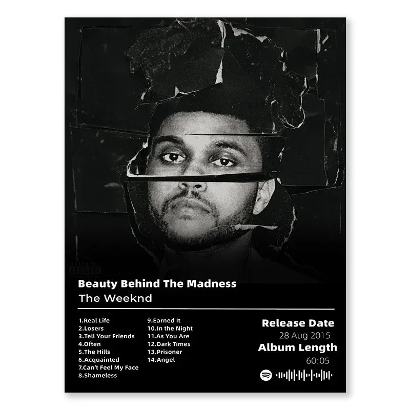 Hip Hop Music Poster — Aesthetic Canvas Wall Art