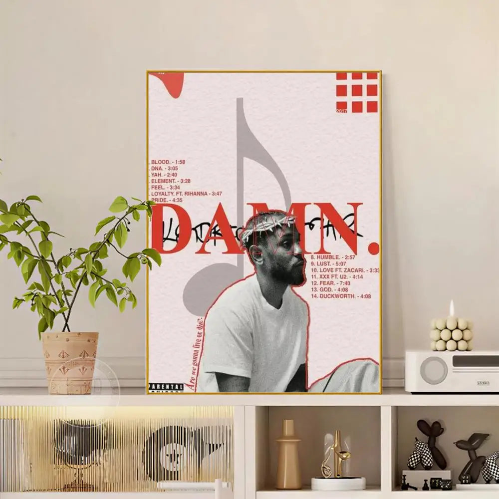 Kendrick Lamar Poster — Aesthetic Music Wall Art