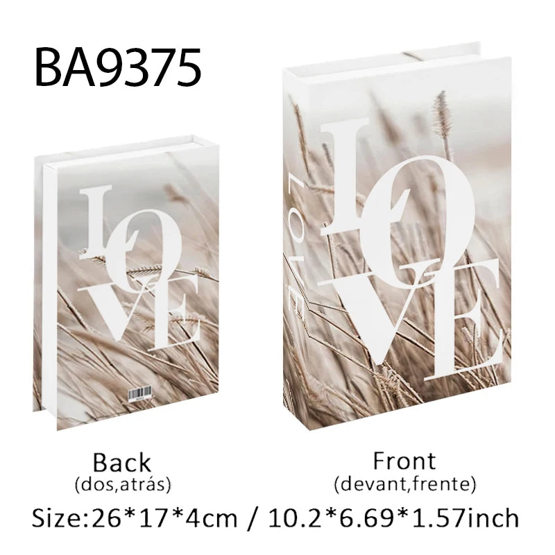Aesthetic Fake Books Decor Set — Bedroom Shelf Ornaments