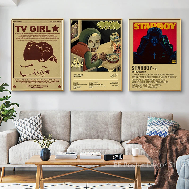 Indie Music Poster — Aesthetic Wall Art Print