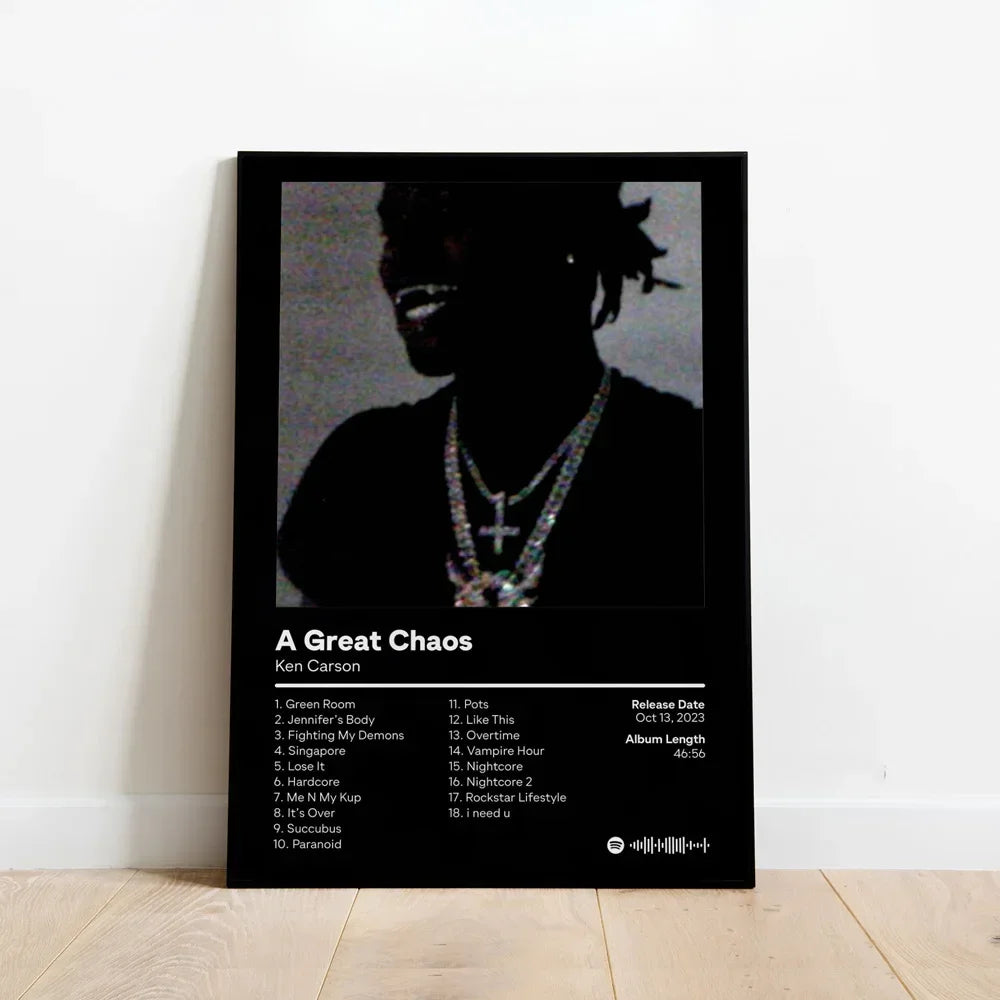 Ken Carson Poster — A Great Chaos Album Art Print