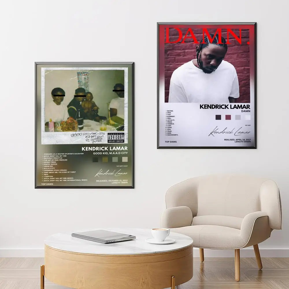 Kendrick Lamar Poster — Aesthetic Music Wall Art