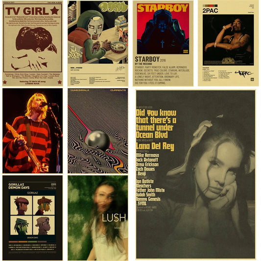 Indie Music Poster — Aesthetic Wall Art Print